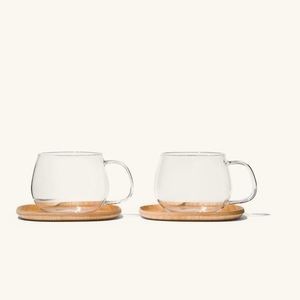 Blue Bottle Coffee x Kinto — Cafe Cup & Saucer for Two